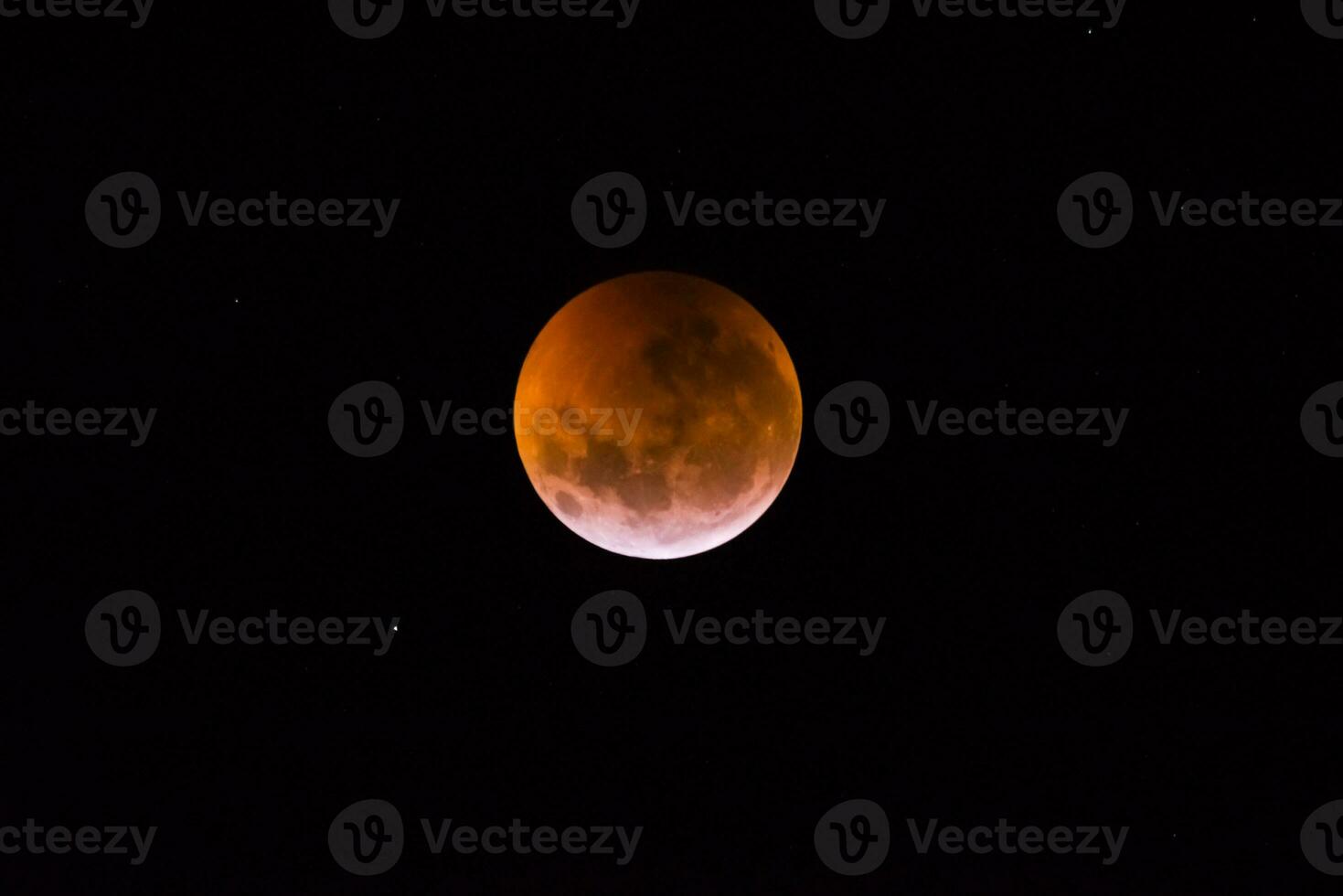 sangue Luna, eclisse visto da, la pampa, gennaio 21, 2019 argentina foto