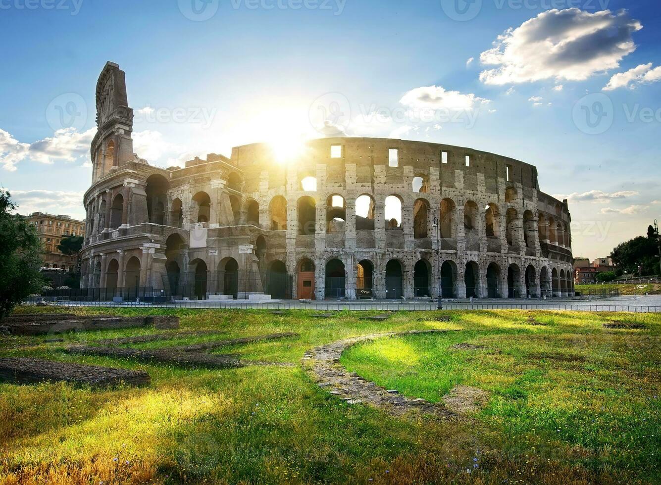 rovine di grande colosseo foto