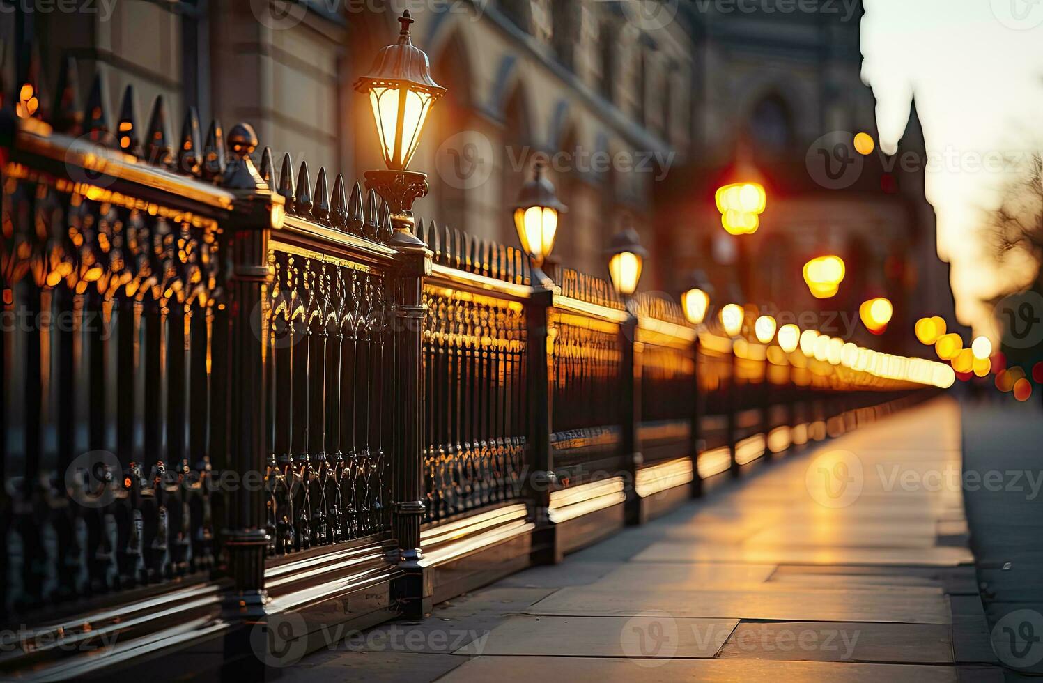 bellissimo strada lampade foto