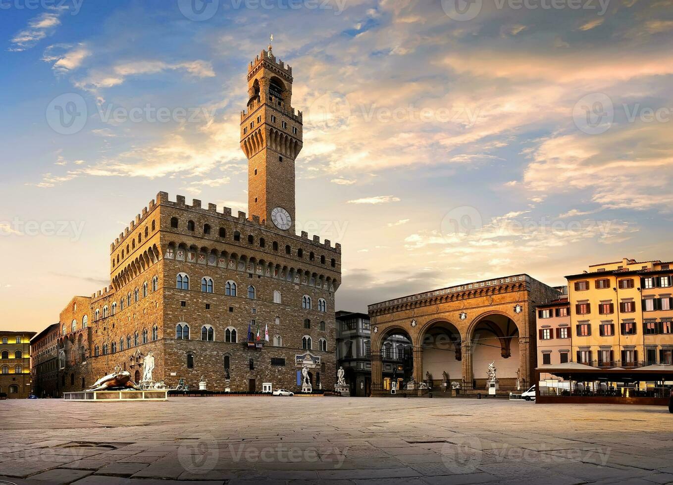 piazza di signoria nel Firenze foto