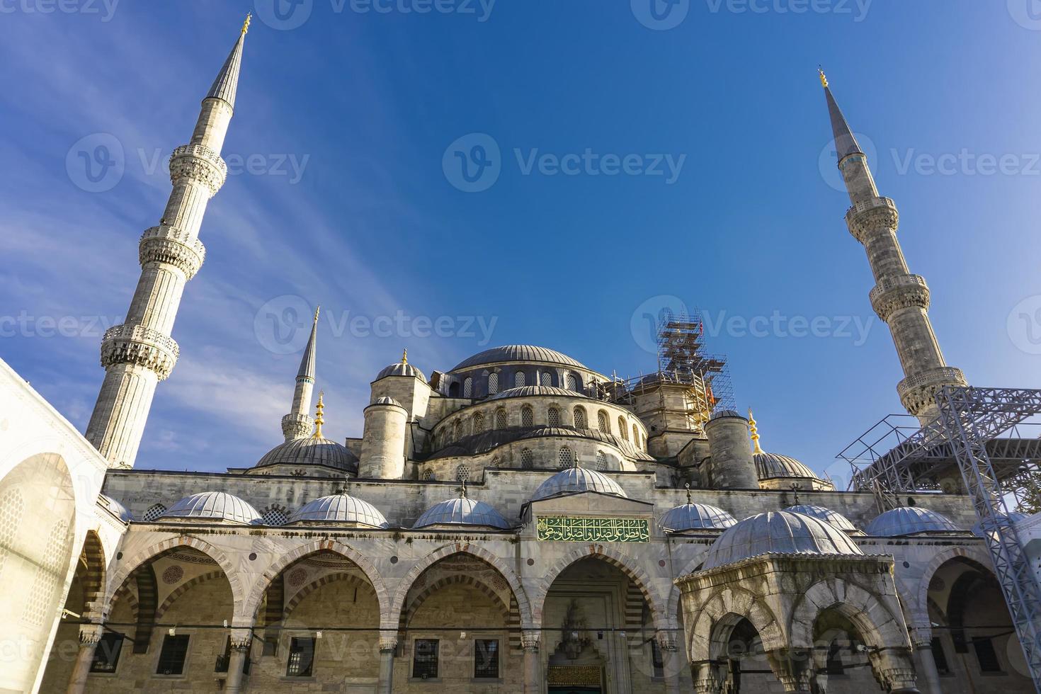 moschea del sultano ahmed moschea blu a istanbul turchia foto