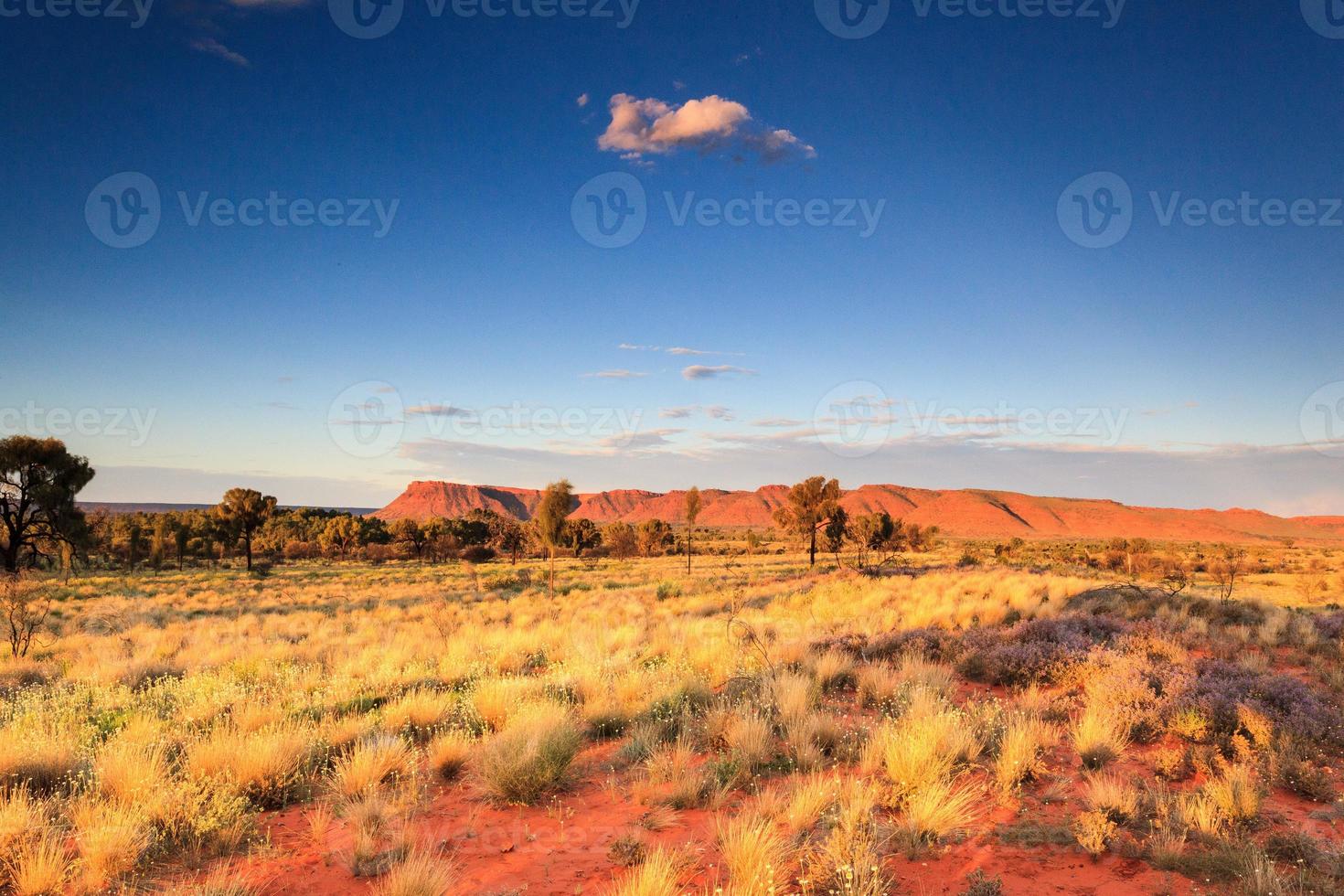 kings canyon al tramonto territorio del nord australia foto