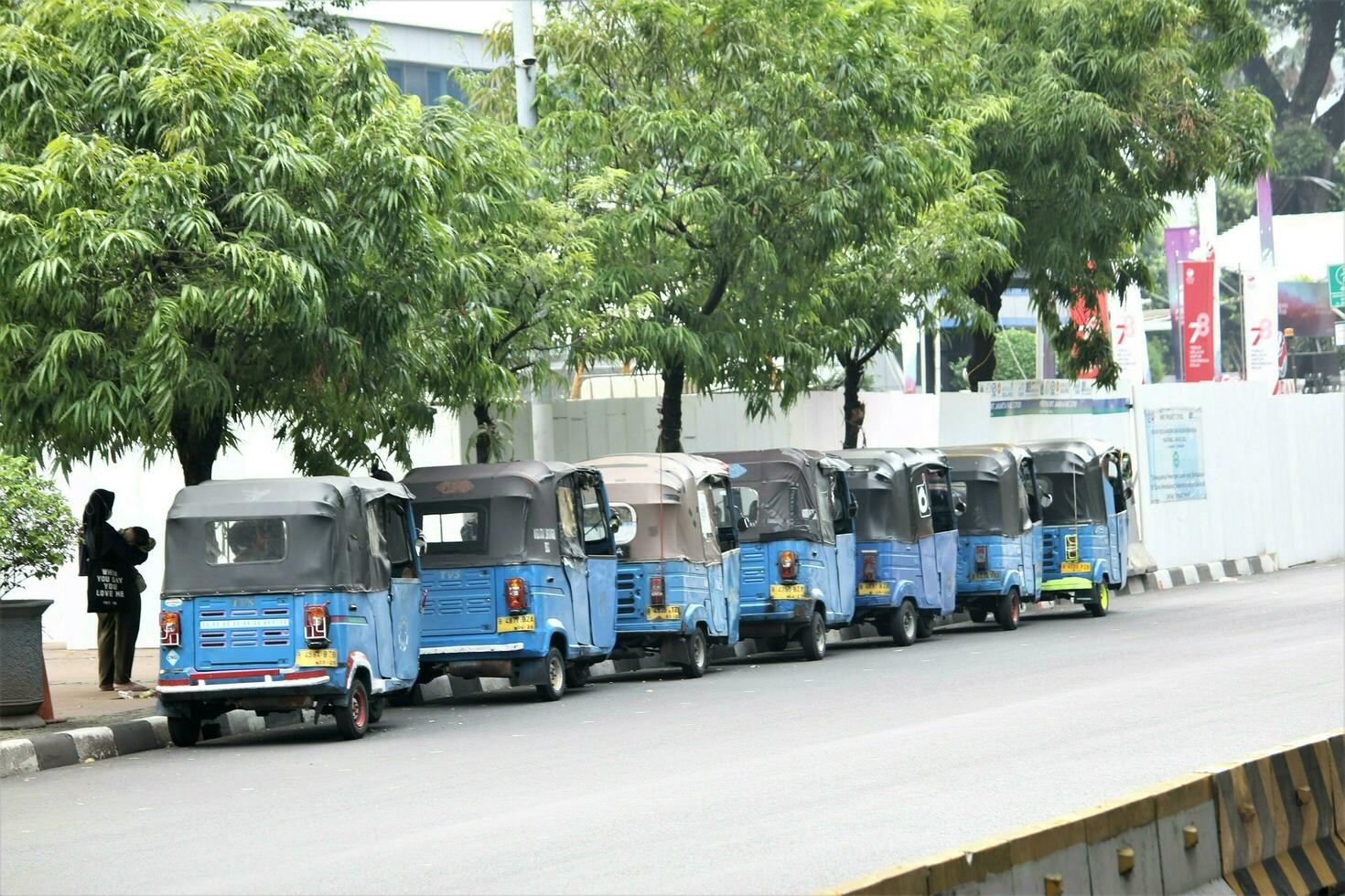 Giacarta, indonesia-23 aprile 2023 si intende di mezzi di trasporto a partire dal Indonesia vale a dire bajaj foto