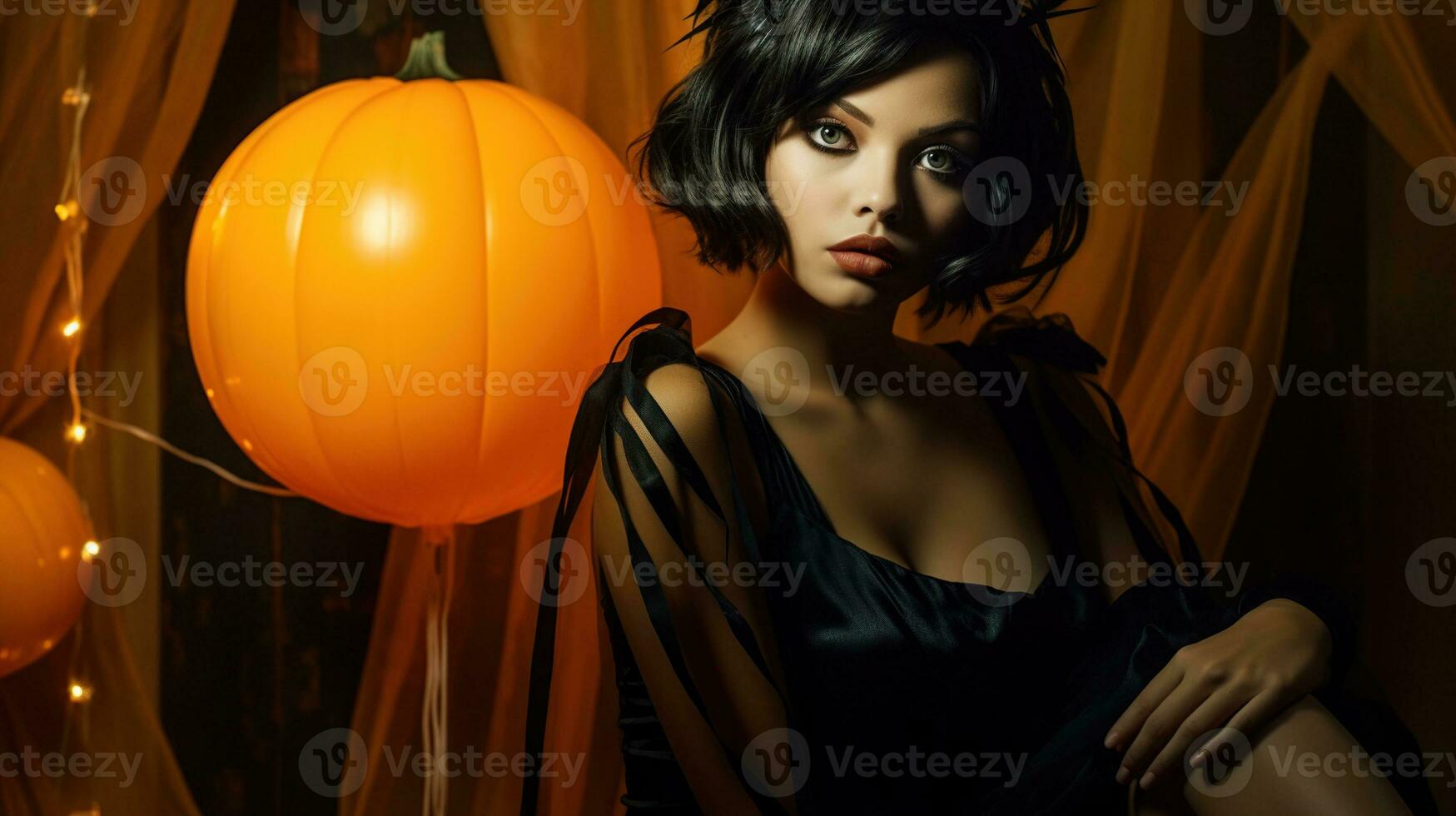 illustrazione di un' Halloween moda, ai generato foto