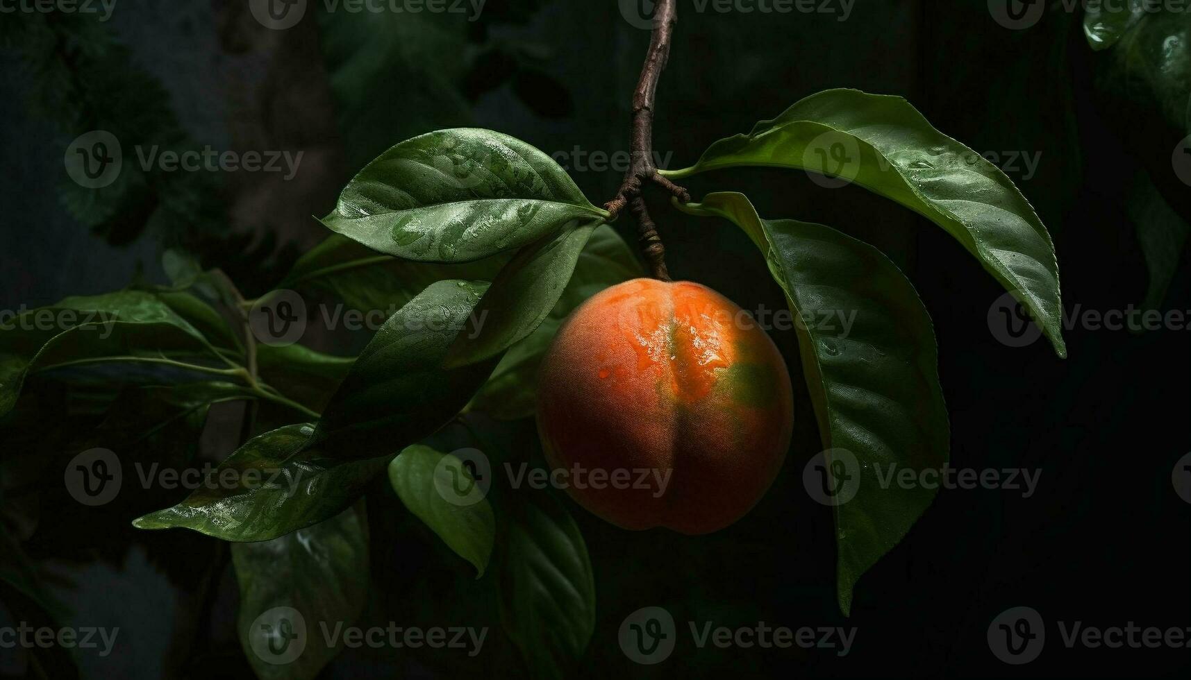 freschezza e verde colore di natura organico, maturo agrume frutta generato di ai foto