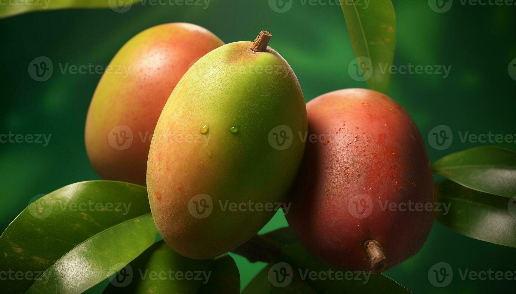 freschezza di natura verde colore, maturo frutta, biologico e salutare mangiare generato di ai foto