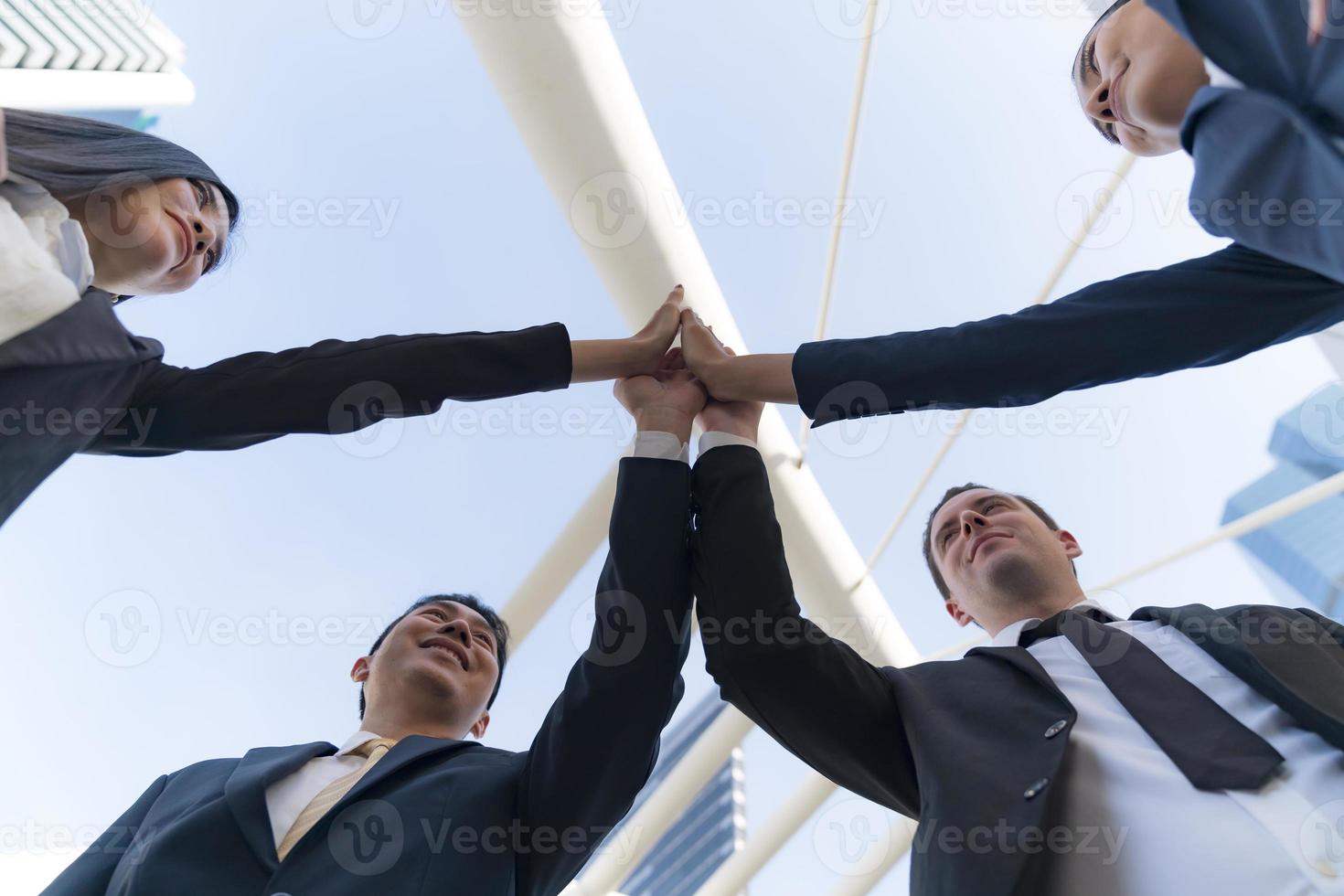 successo e concetto di lavoro di squadra foto