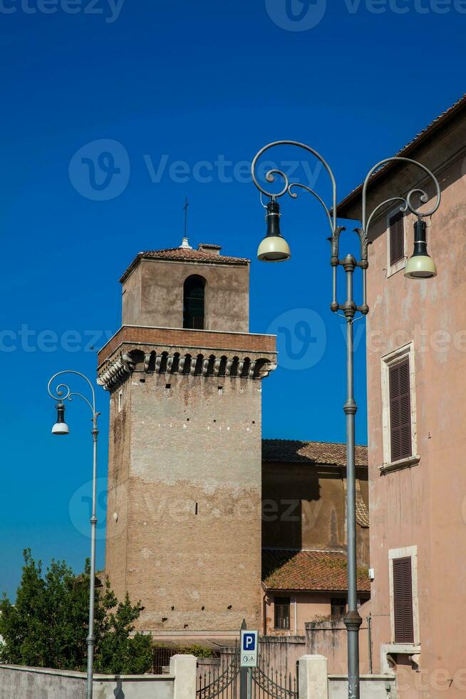 il famoso borgia Torre contro un' bellissimo blu cielo nel Roma foto