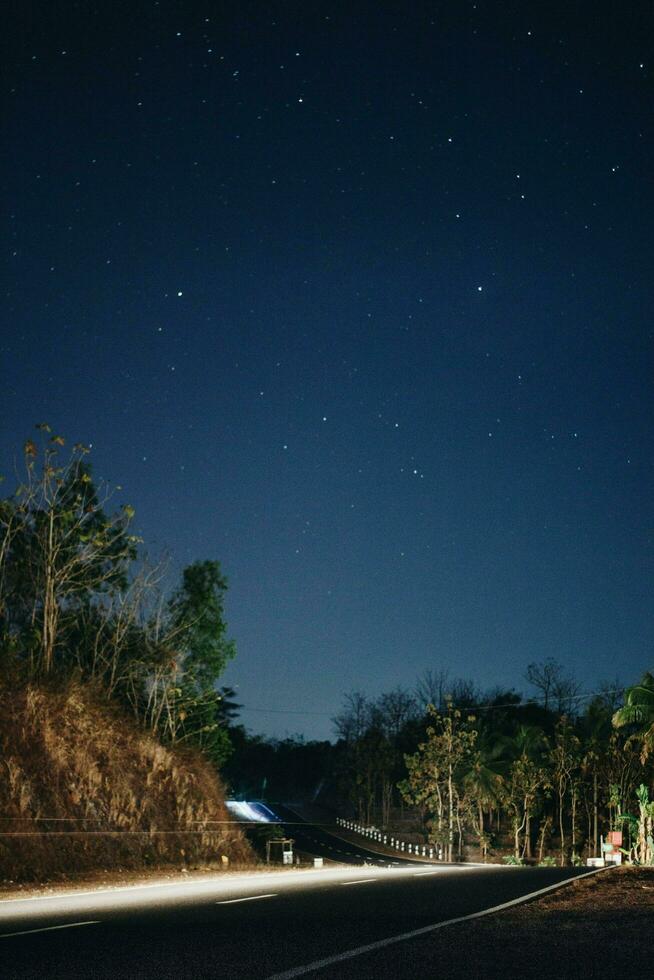 notte vista nel Indonesia foto