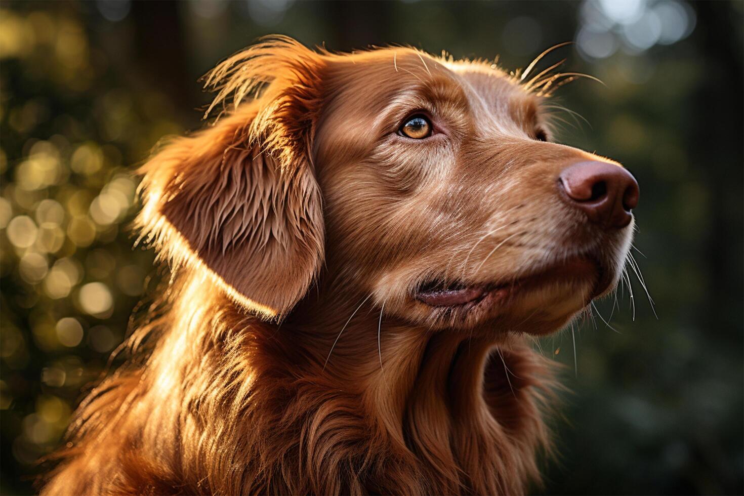 internazionale cani giorno , messa a fuoco su animali intricato dettagli ai generato foto