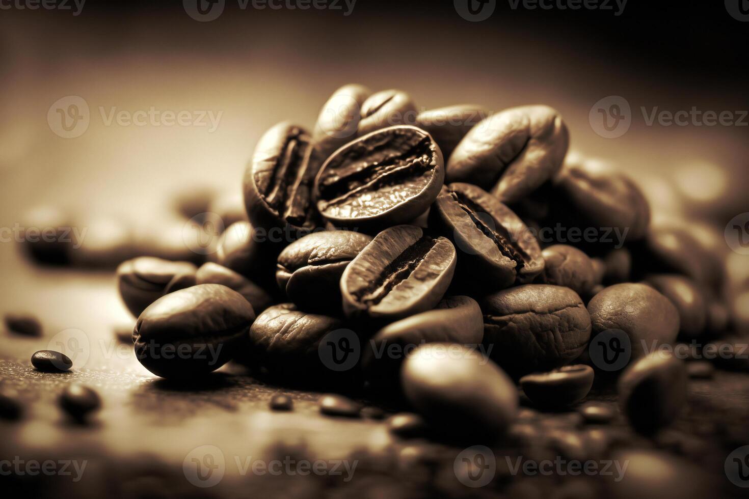 aromatico caffè fagioli, il profumo di caffeina. ai generativo foto