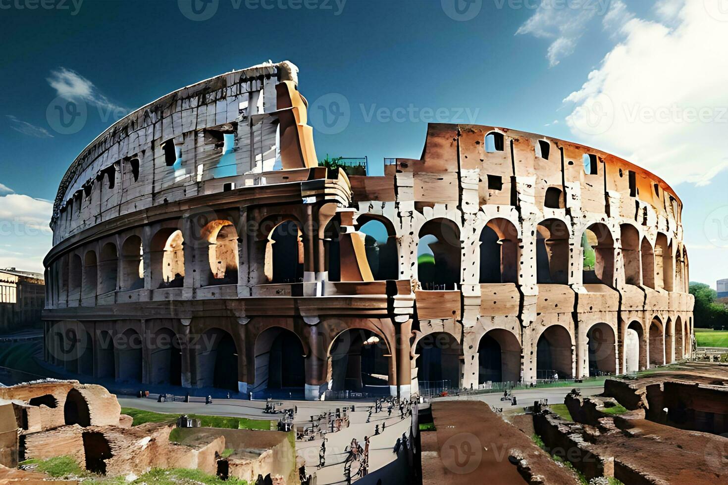 foto romano colosseo