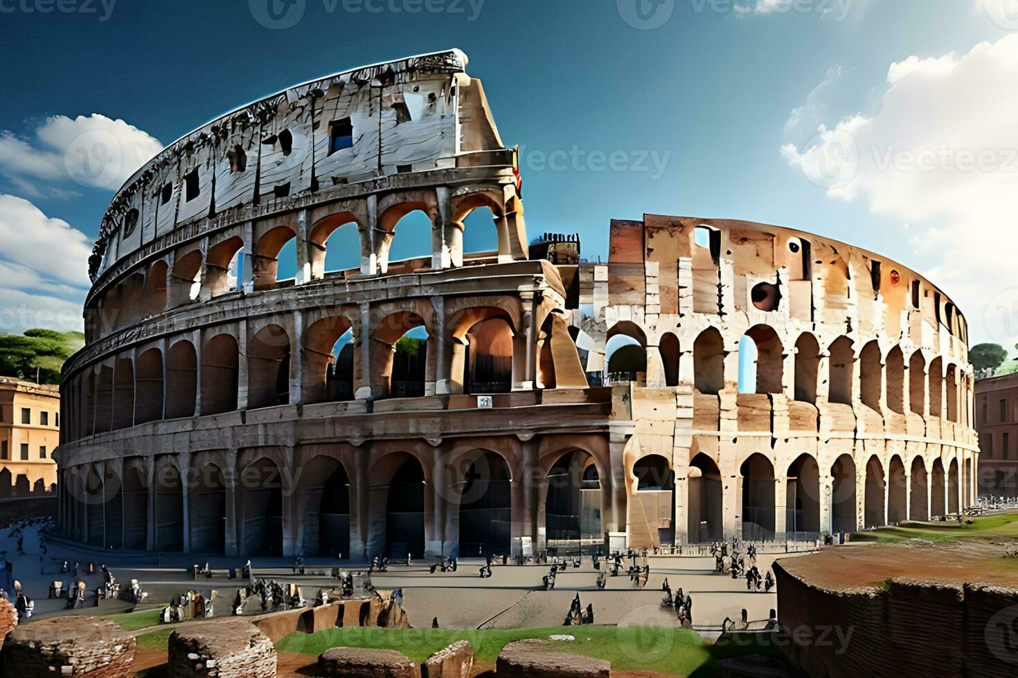 foto romano colosseo