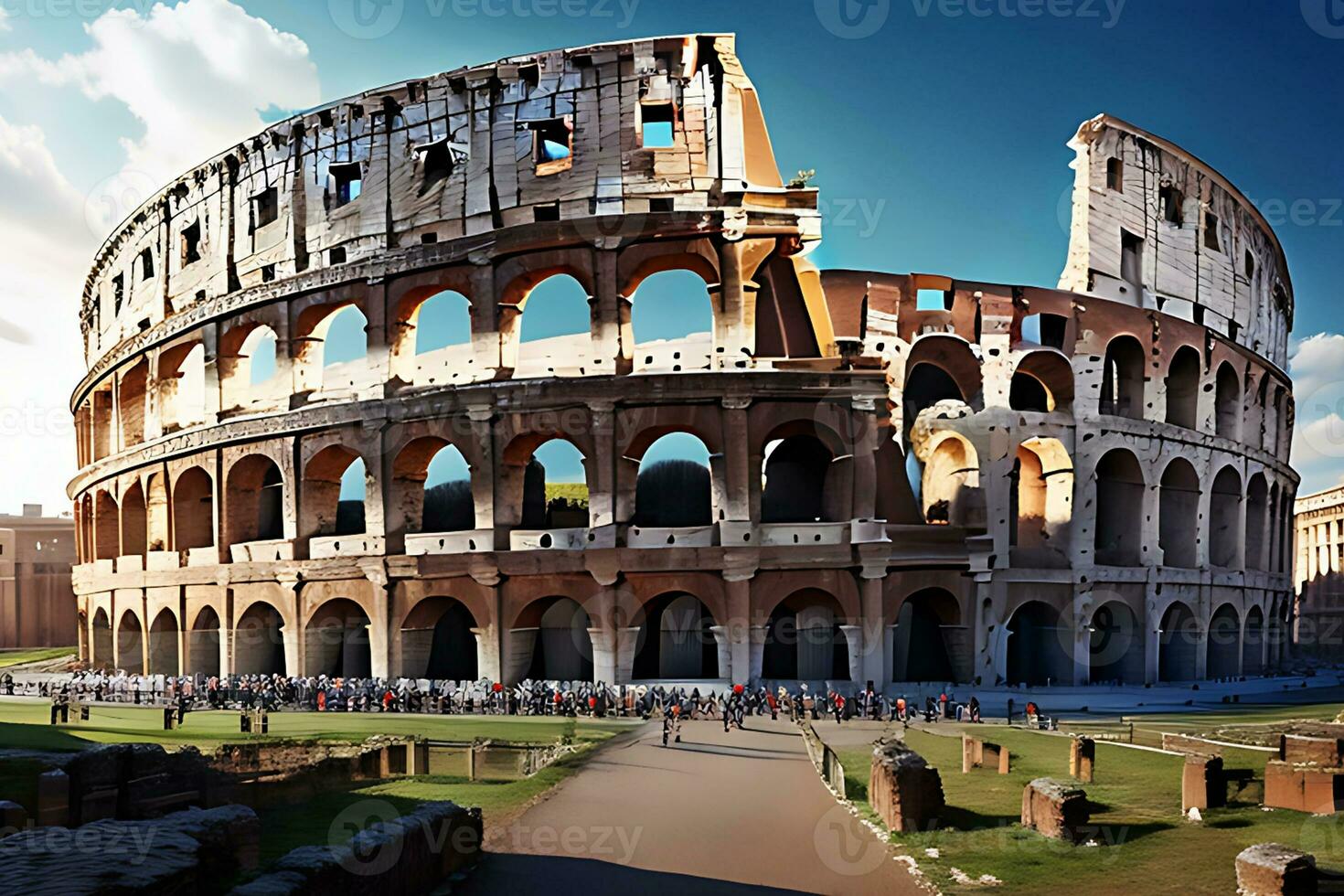 foto romano colosseo