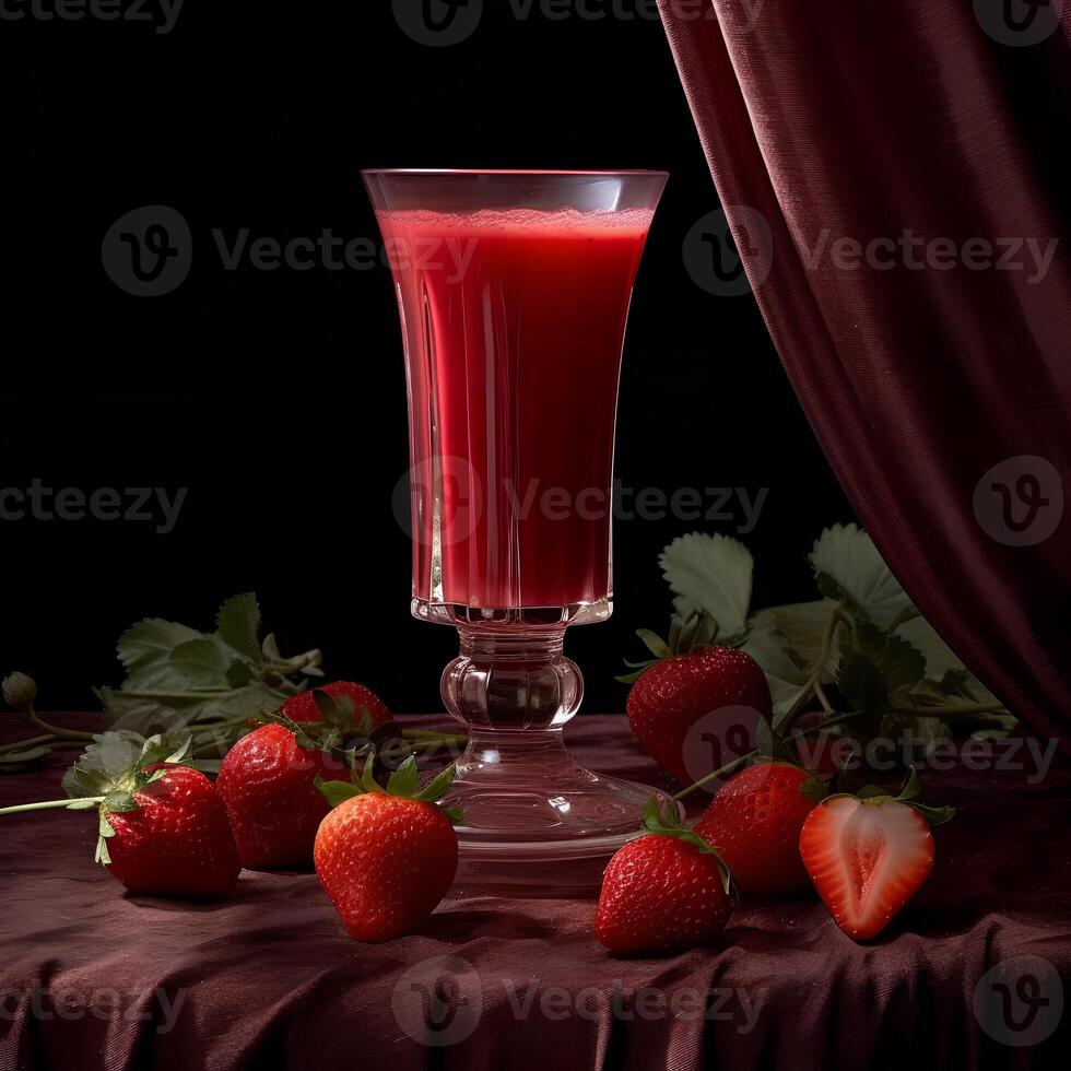 fragola succo ai generato foto