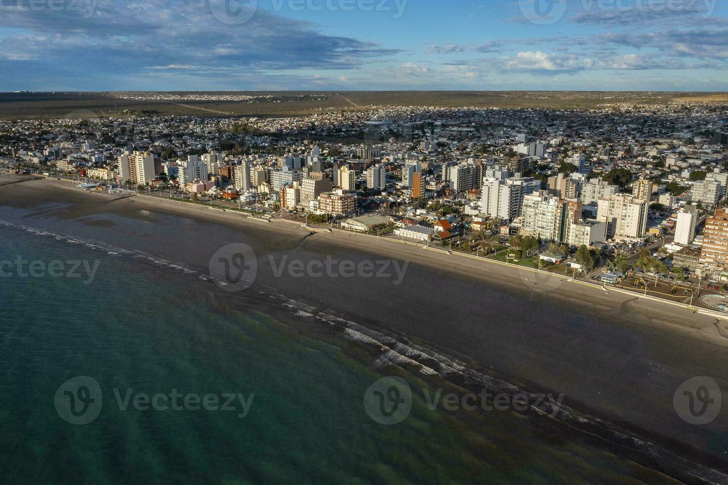 puerto madryn città, Ingresso portale per il penisola valdes naturale Riserva, mondo eredità luogo, patagonia, argentina. foto