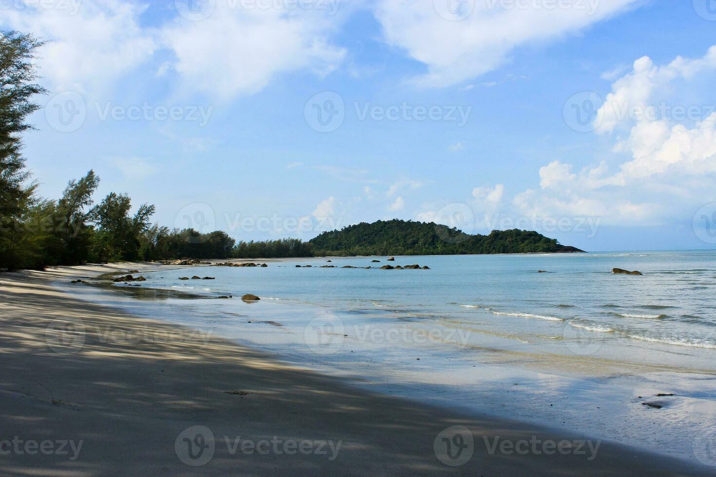 Visualizza di bellissimo spiaggia. foto