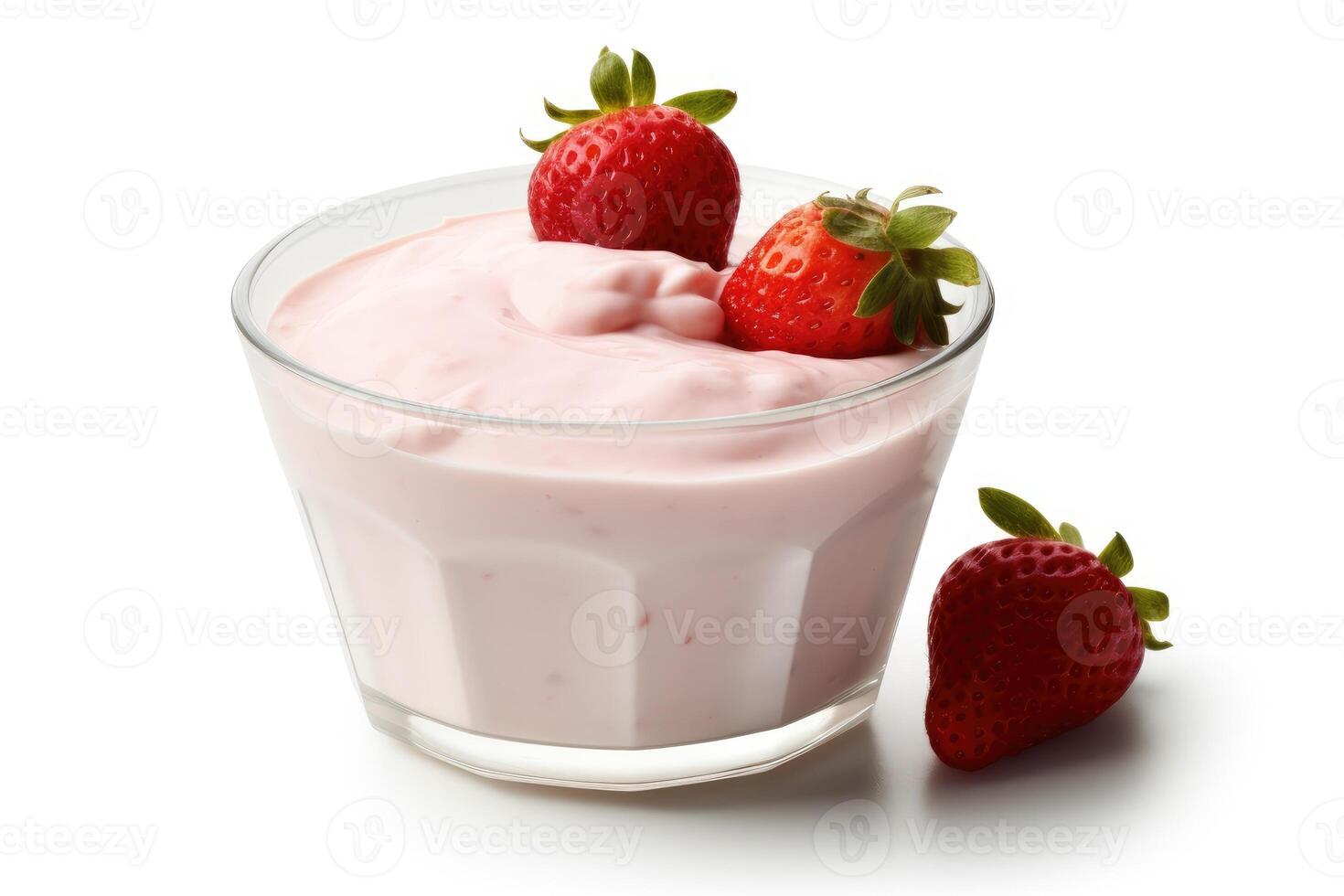 fragola Yogurt cibo fotografia ai generato foto