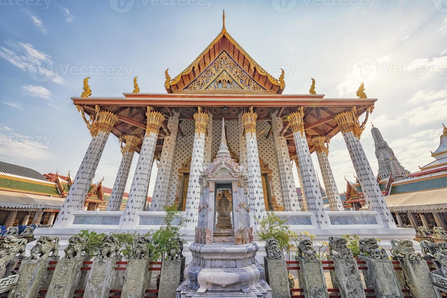 Tempio di Wat Arun a Bangkok, in Thailandia foto