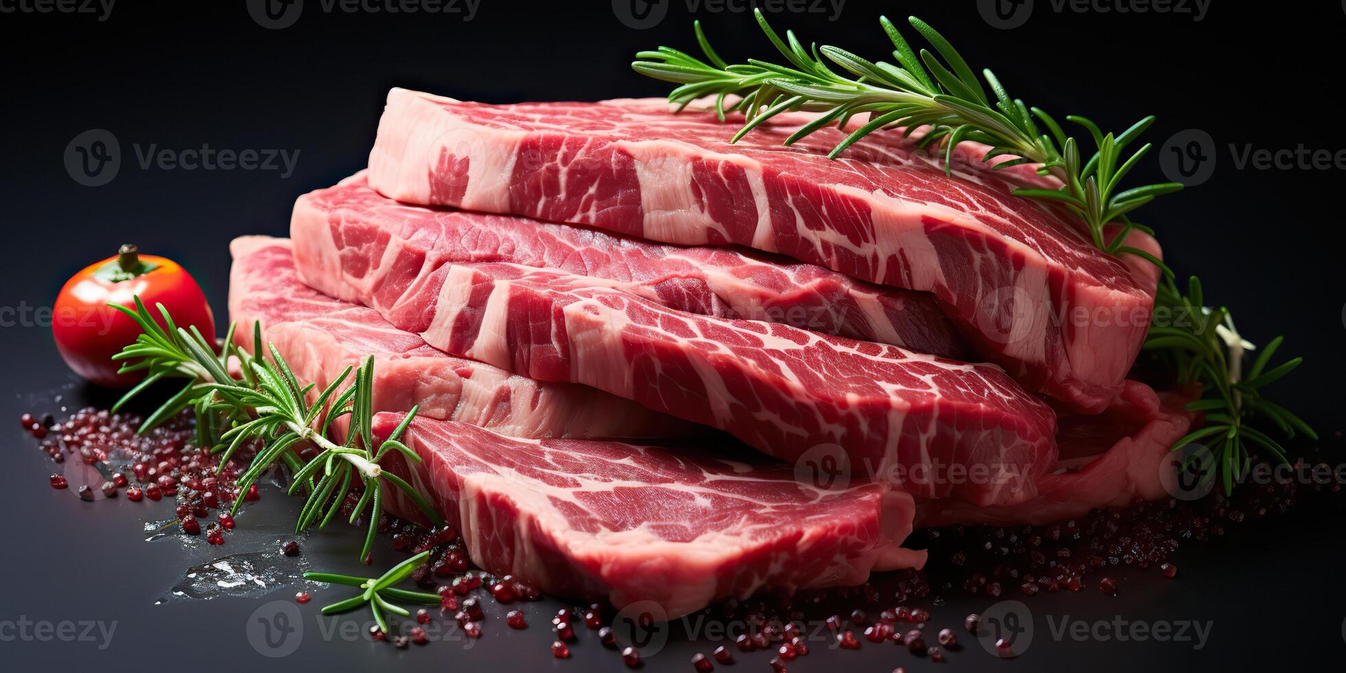 ai generato. ai generativo. asiatico Cinese giapponese coreano affettato bistecca Manzo bbq wagyu. ristorante griglia pasto cibo carne. grafico arte foto