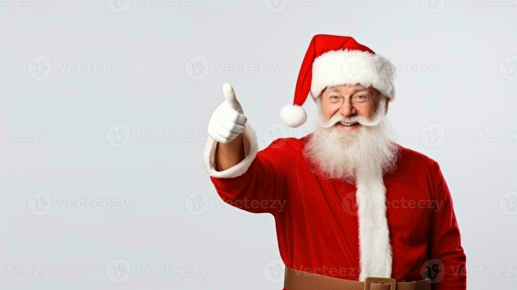 babbo natale isolato foto