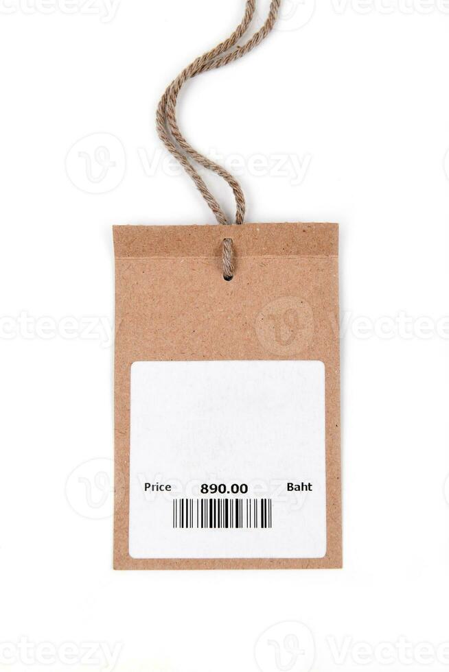 prezzo etichetta con codice a barre foto