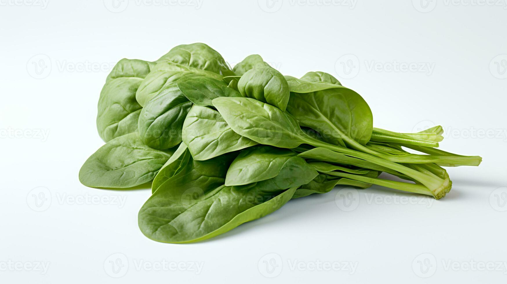 foto di spinaci isolato su bianca sfondo