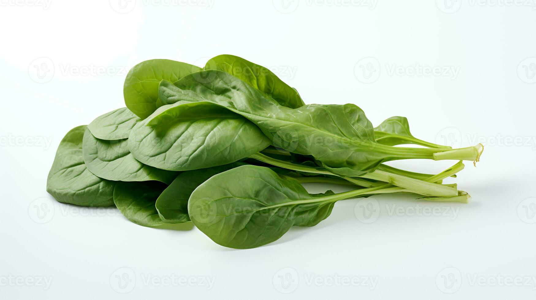 foto di spinaci isolato su bianca sfondo