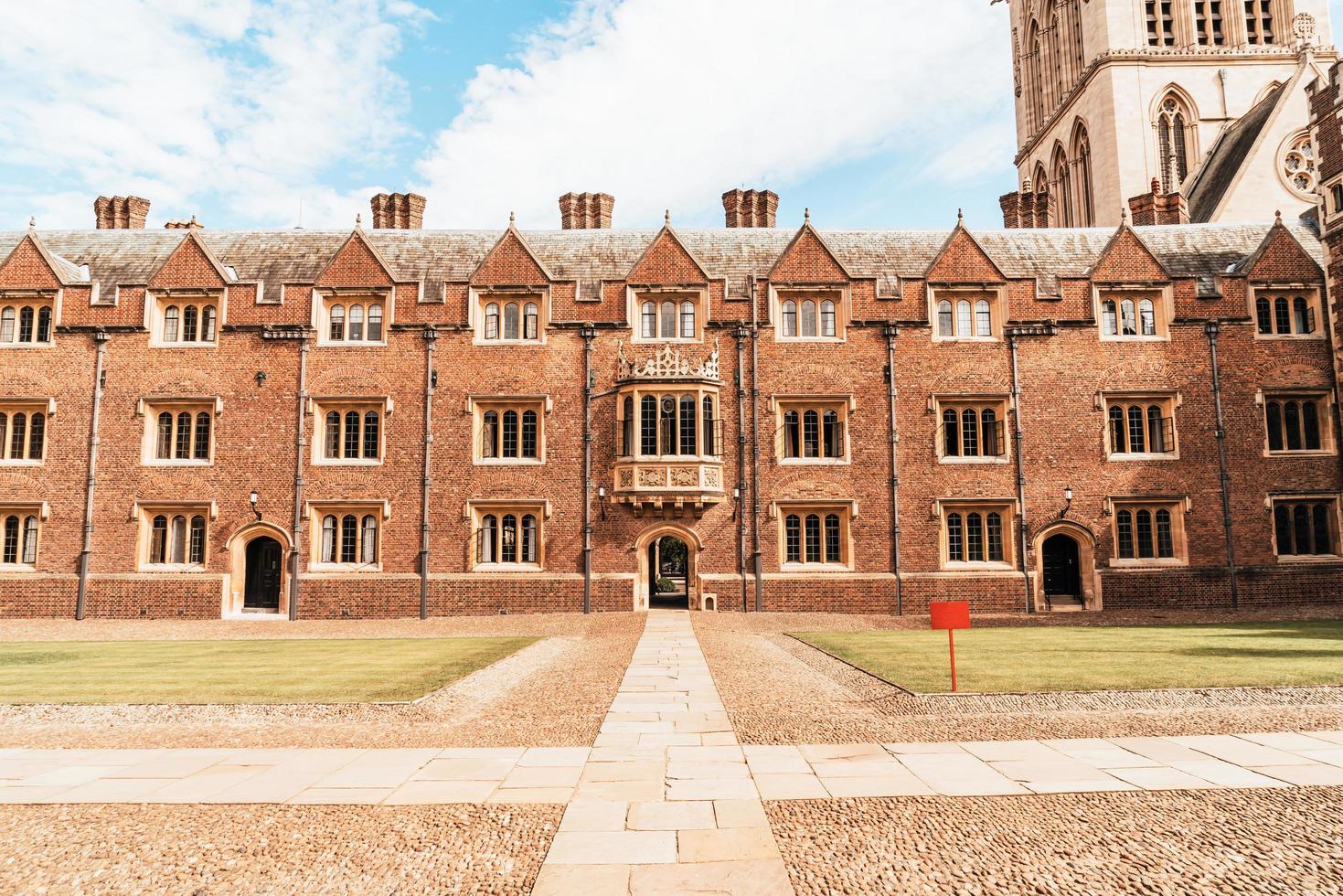 bella architettura st. john's college a cambridge foto