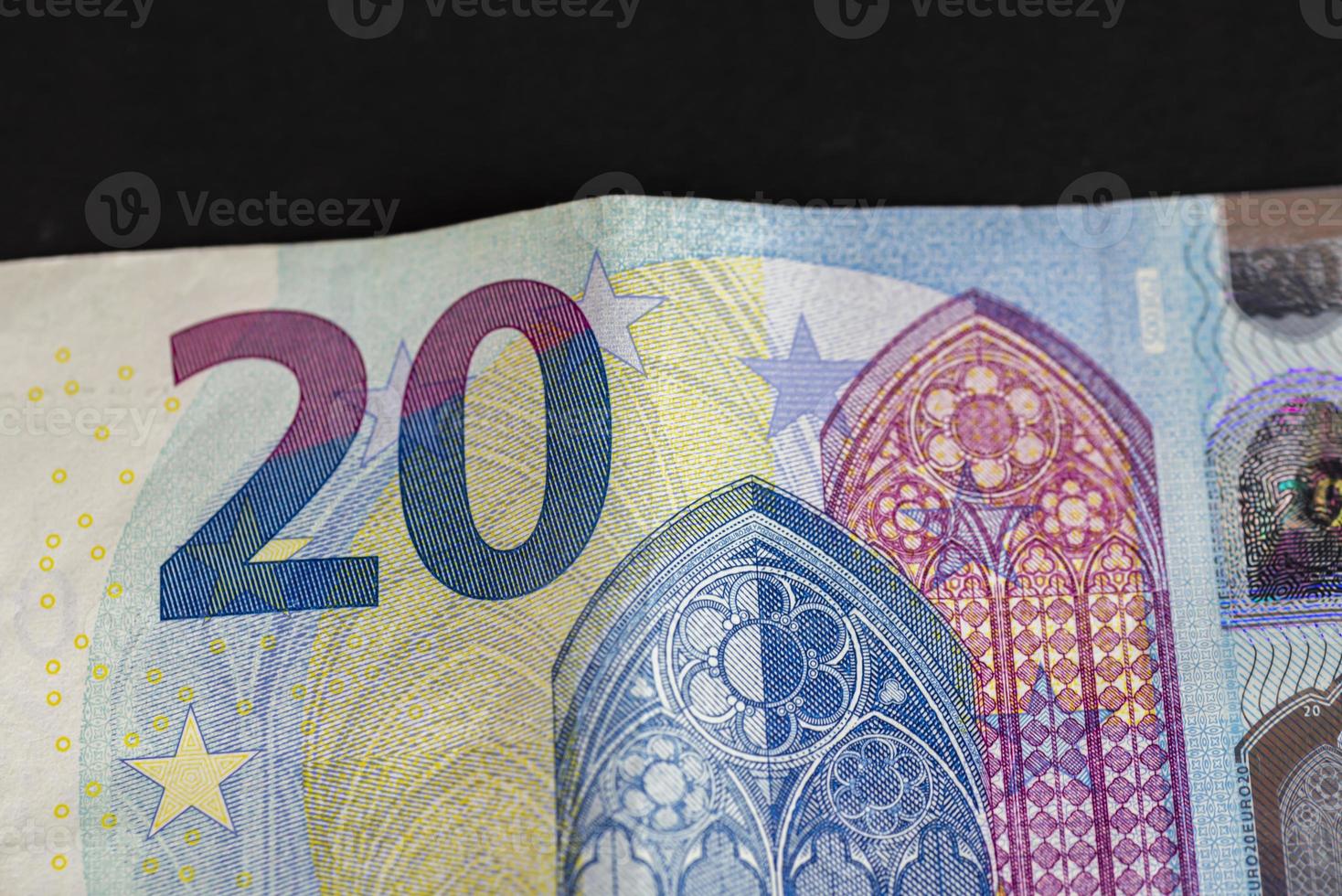 dettagli di una banconota da 20 euro foto