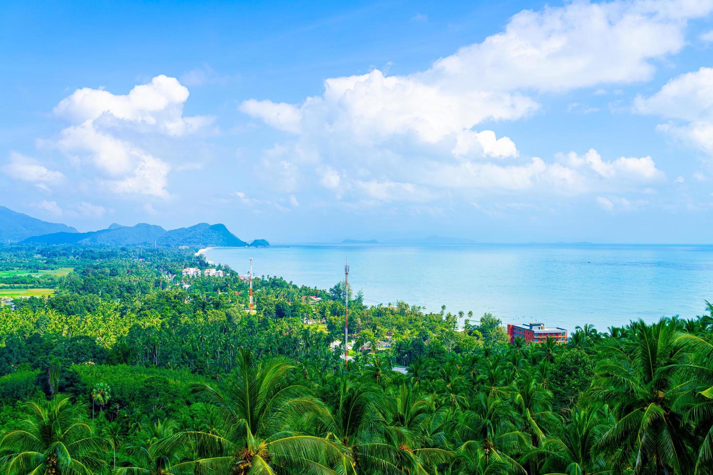 punto di vista di naern thae wada a nakhon si thammarat, tailandia foto