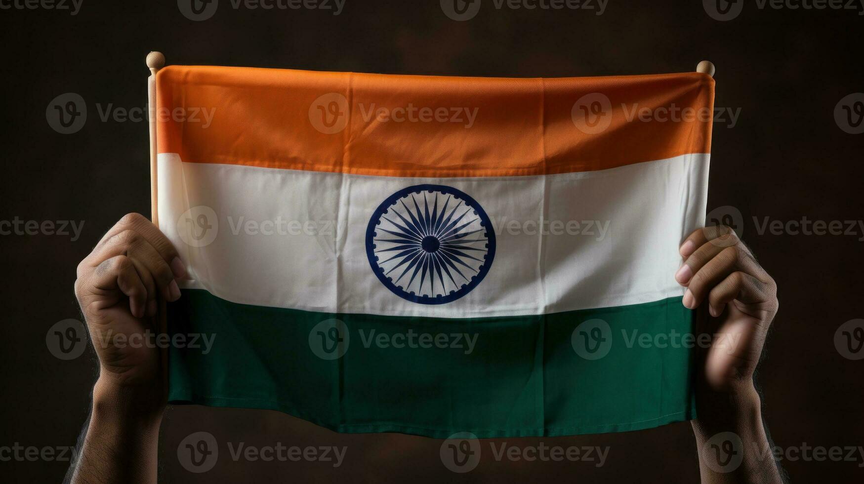mano Tenere India bandiera foto