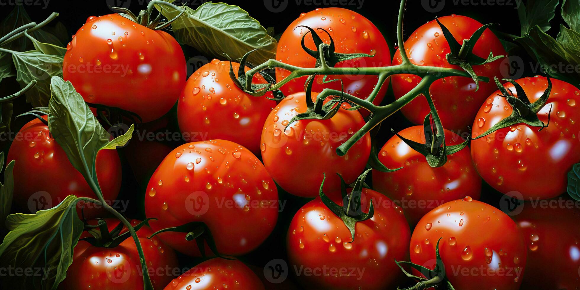 ai generato. ai generativo. molti rosso fresco pomodori verdure agricoltura. grafico arte foto