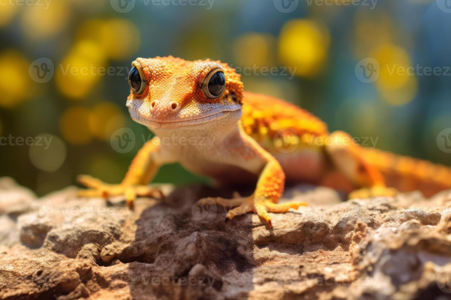 gechi nel natura, nazionale geografia, largo vita animali. ai generato. foto