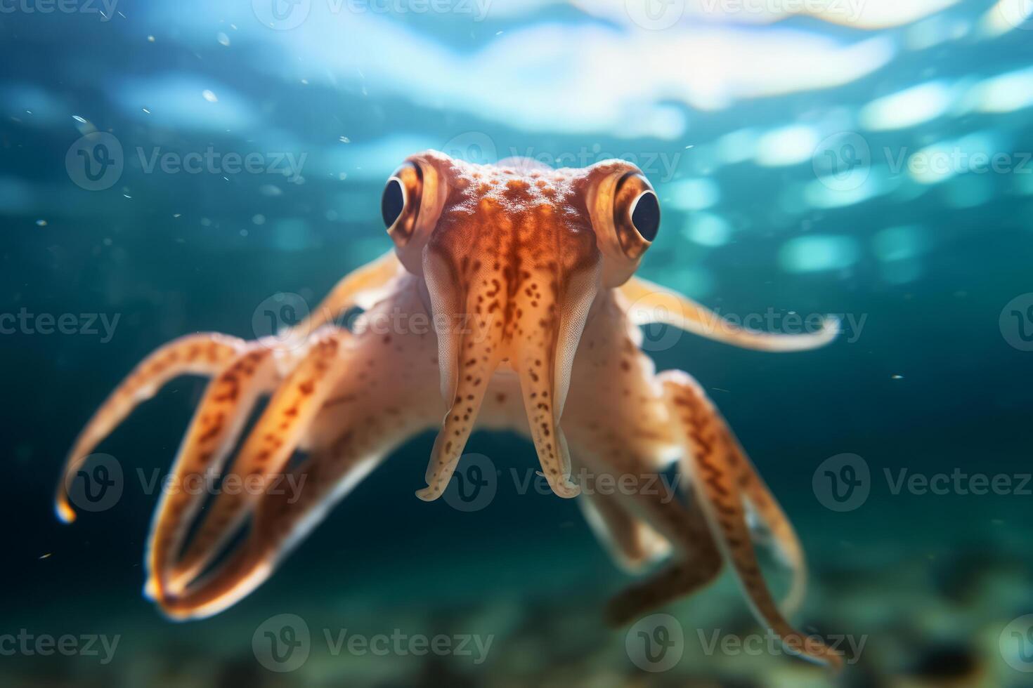 calamaro nel natura, nazionale geografia, largo vita animali. ai generato. foto