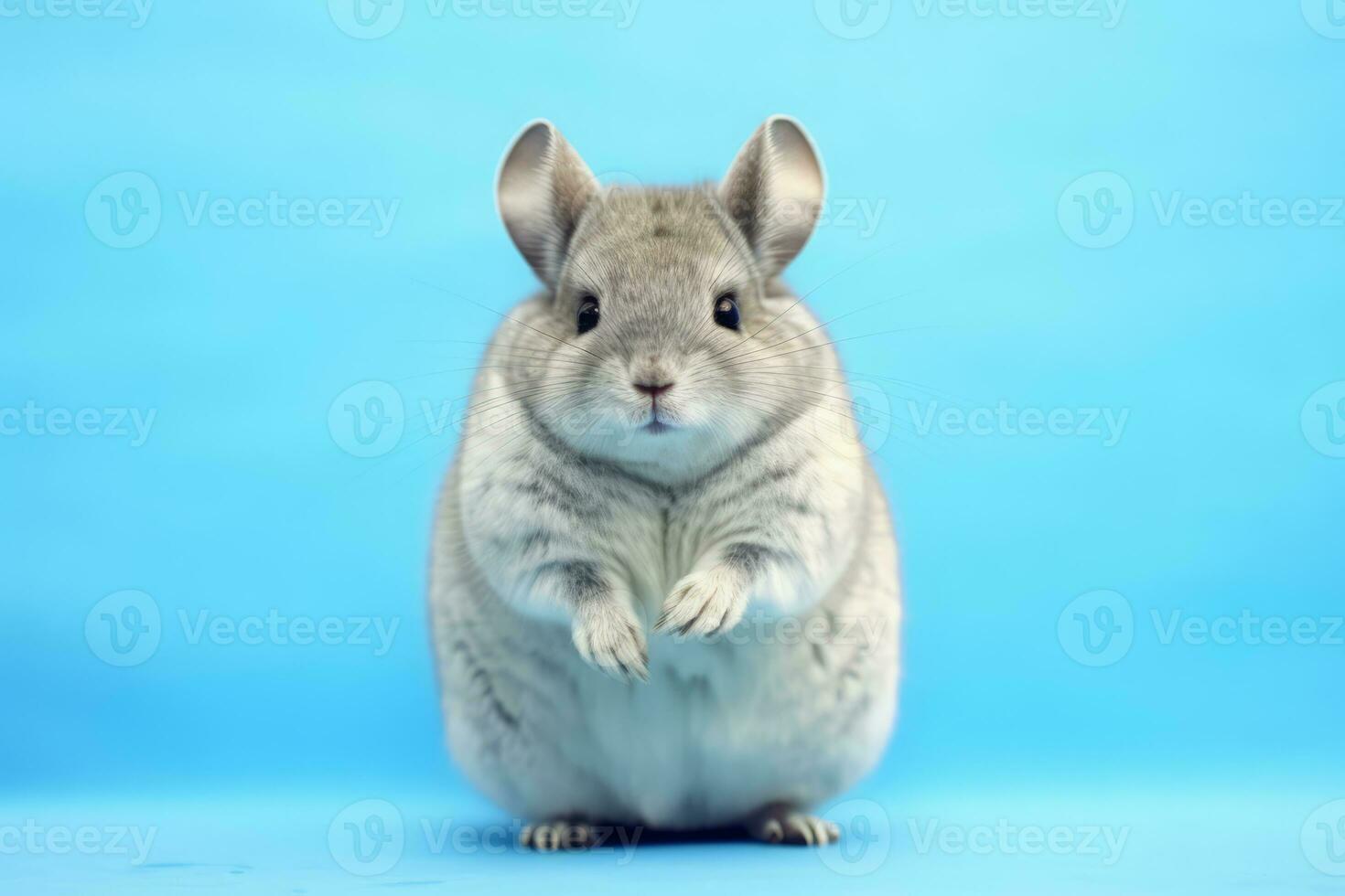 molto carino cincilla nel natura, nazionale geografia, largo vita animali. ai generato. foto