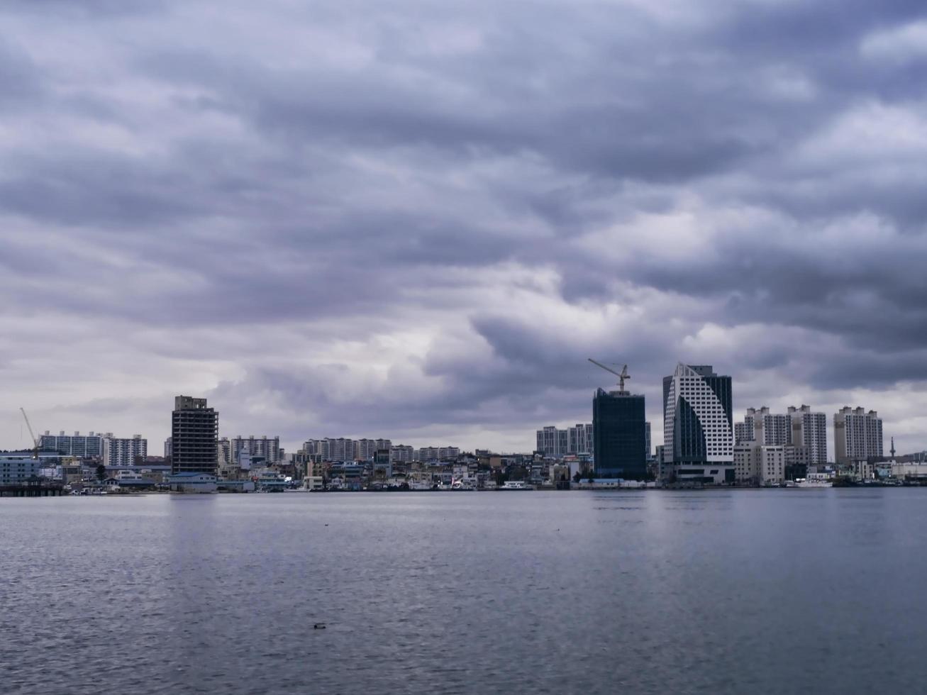 la baia della città di sokcho foto