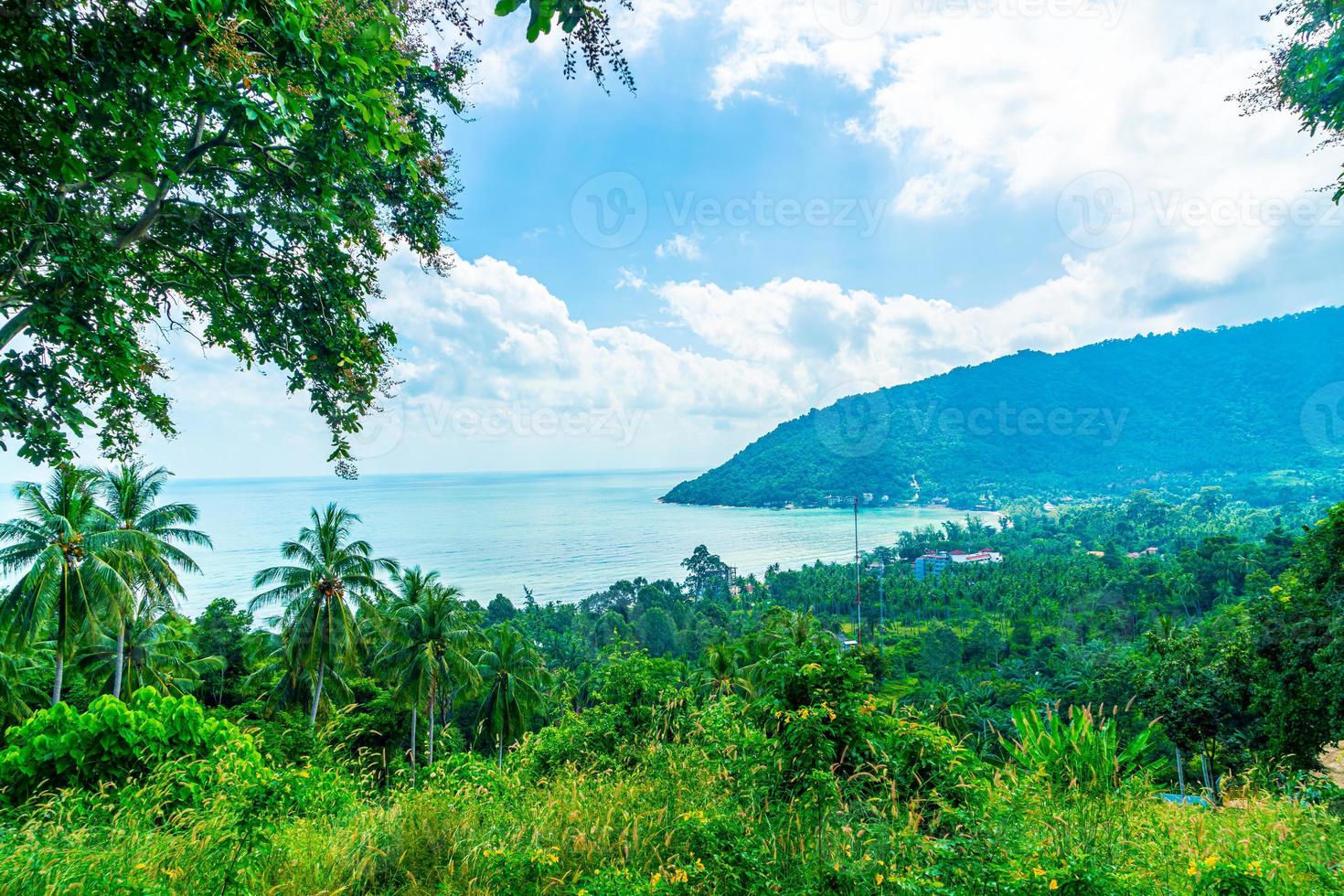 punto di vista di naern thae wada a nakhon si thammarat, tailandia foto