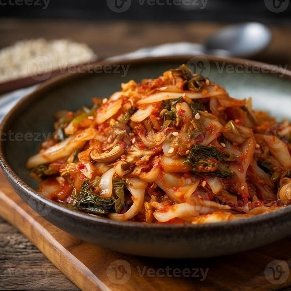 kimchi coreano fermentato verdura piatto generativo ai 27075211