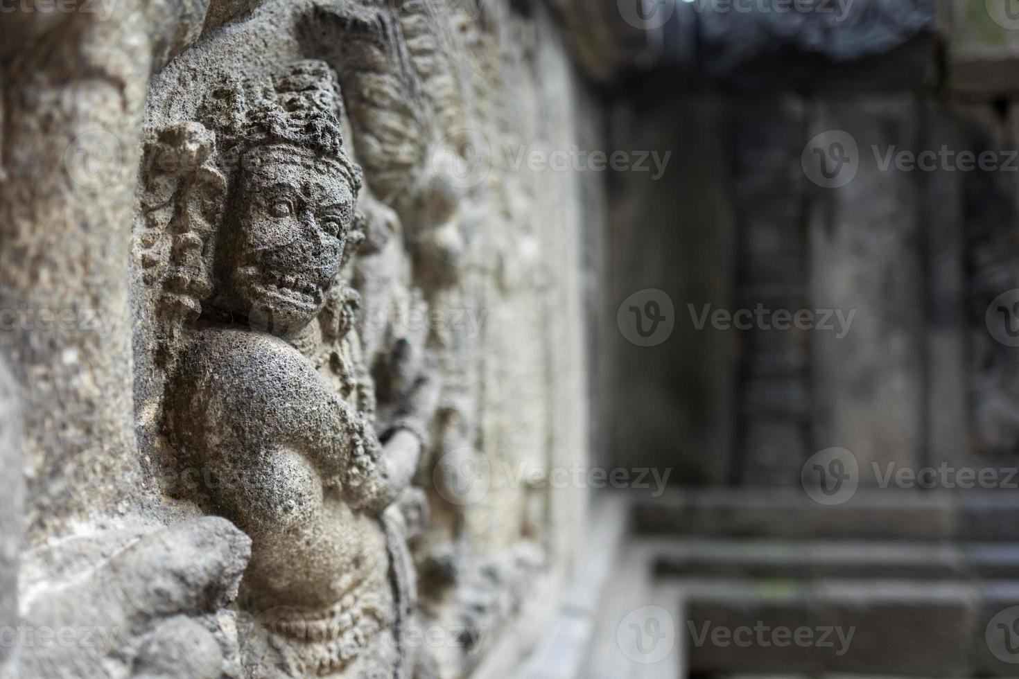 il tempio di borobudur all'alba foto