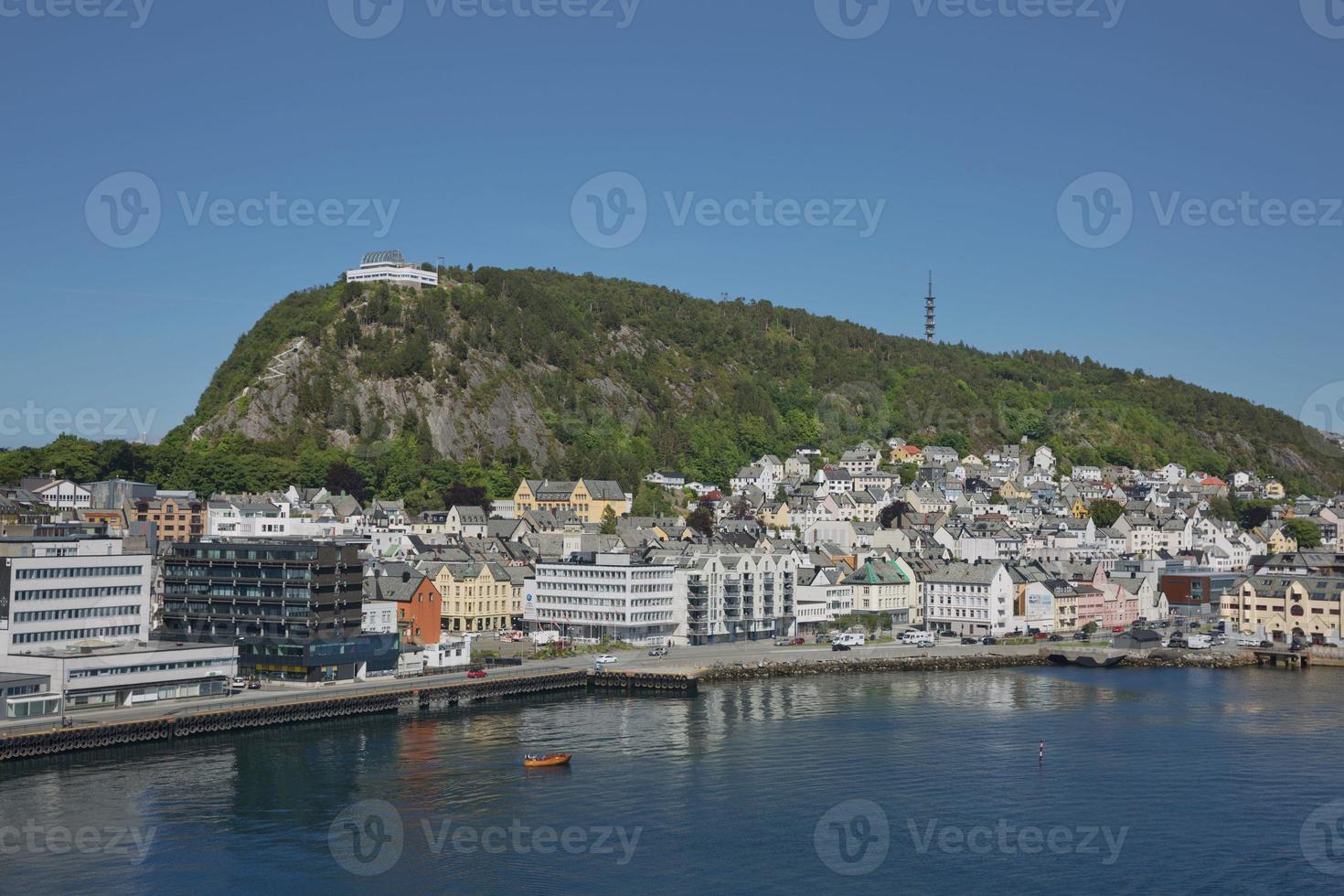 bella vista di alesund, norvegia foto