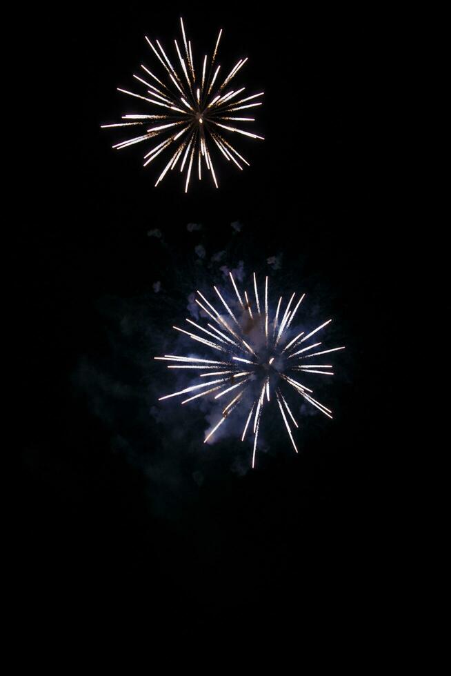 fuochi d'artificio nel forte dei marmi foto