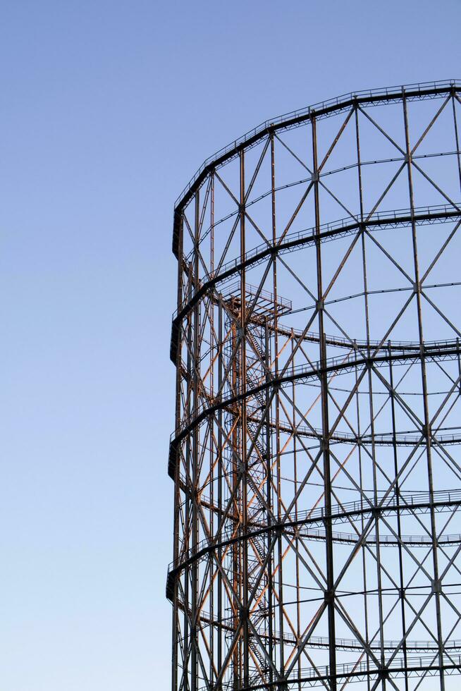 vecchio gasometro nel Roma foto