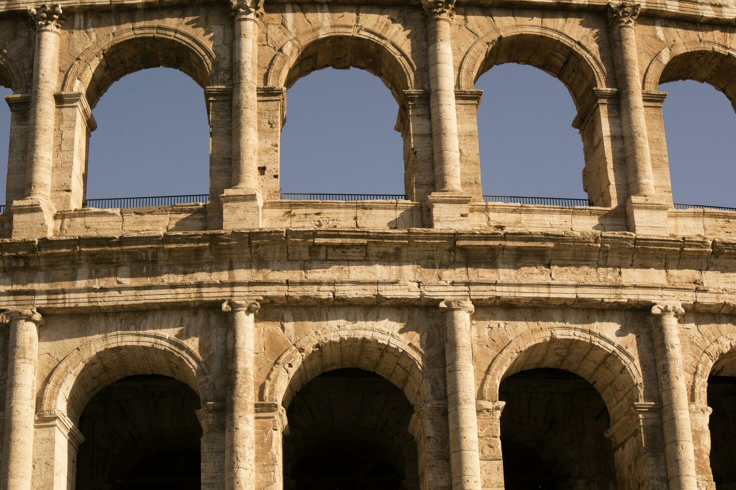 costruttivo dettagli di il colosseo foto