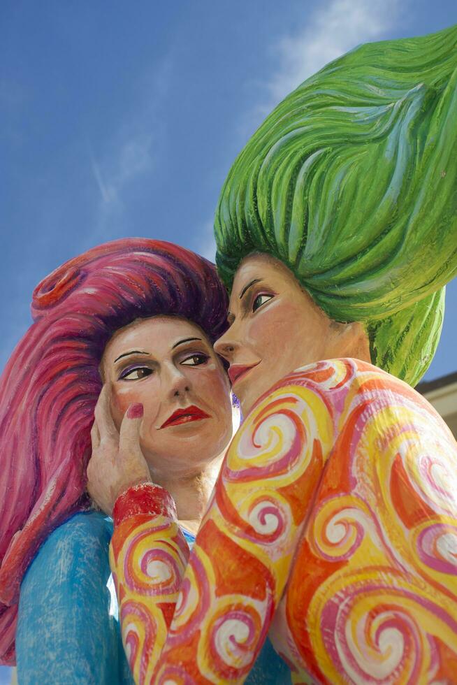 particolare carnevale di viareggio foto