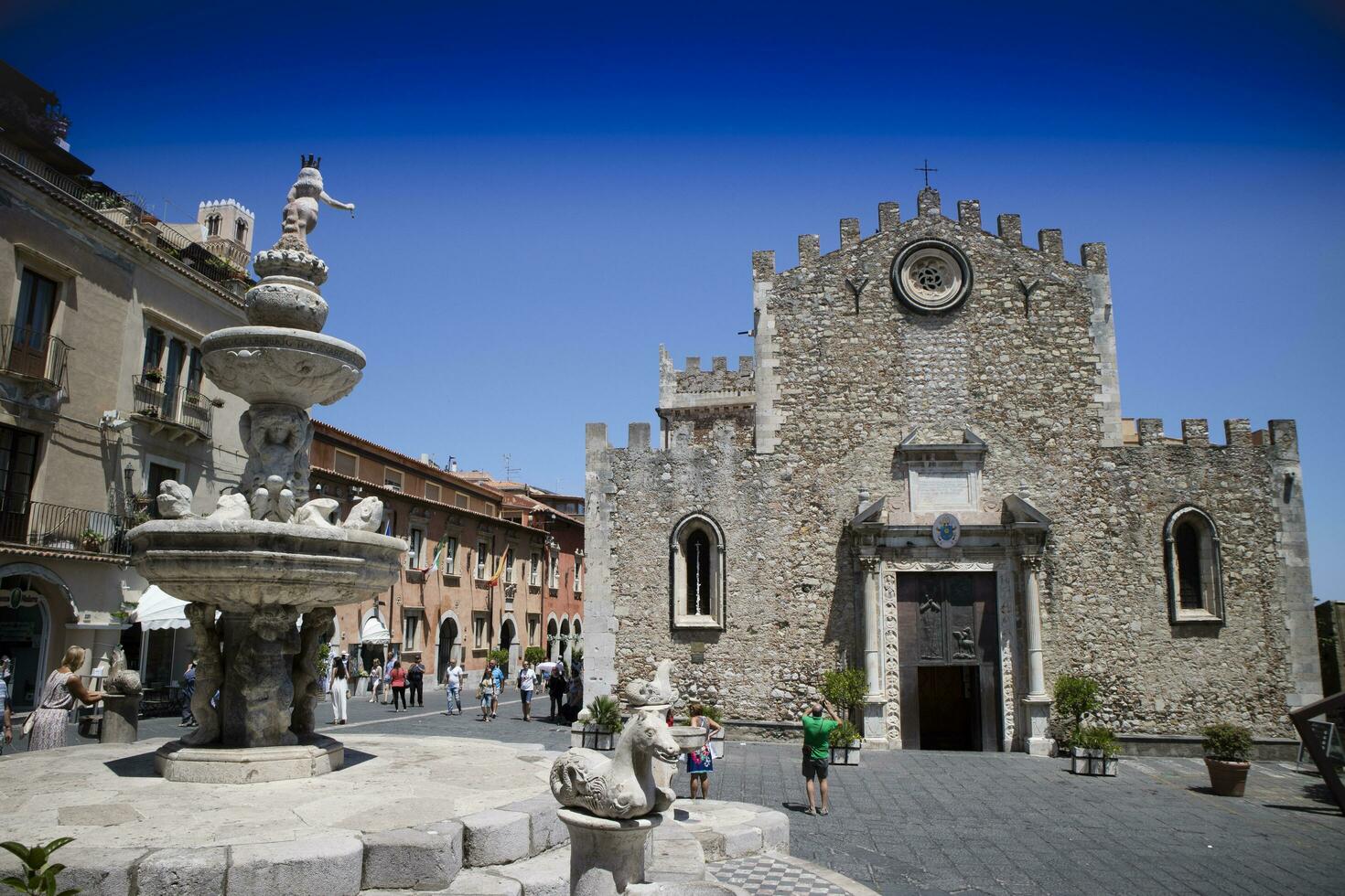 il Cattedrale di taormina sicilia Italia foto