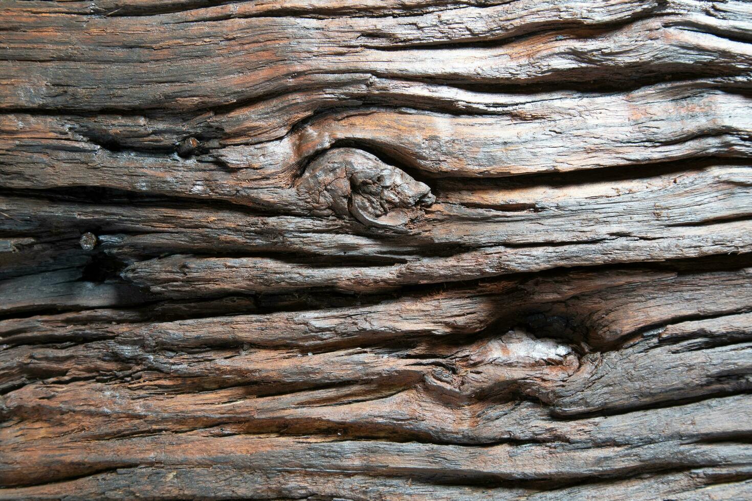 il vecchio grano di un' di legno tavola foto