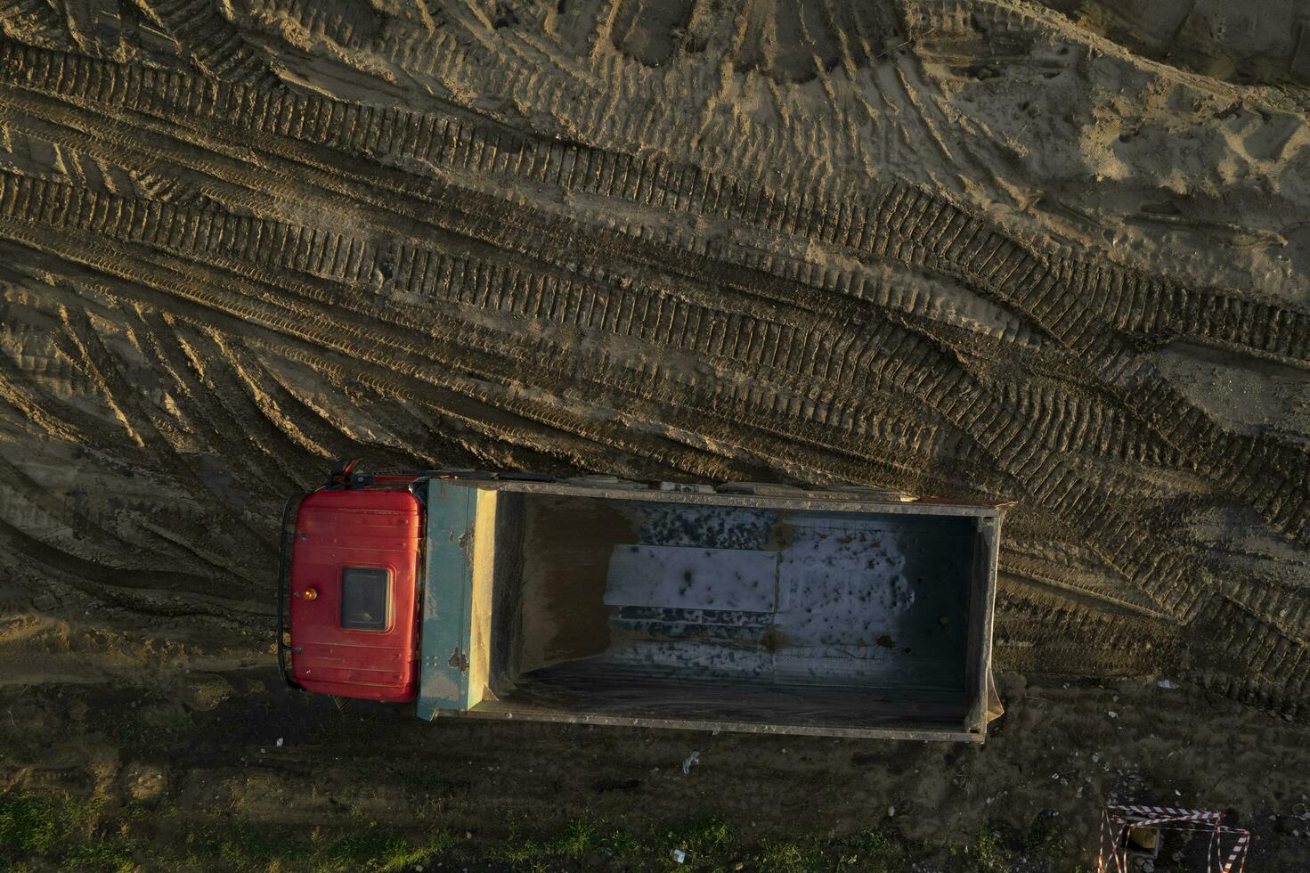 fotografico documentazione di un' costruzione luogo la zona foto