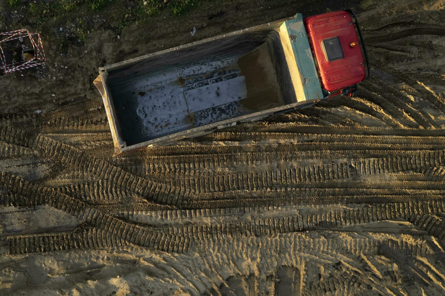 fotografico documentazione di un' costruzione luogo la zona foto