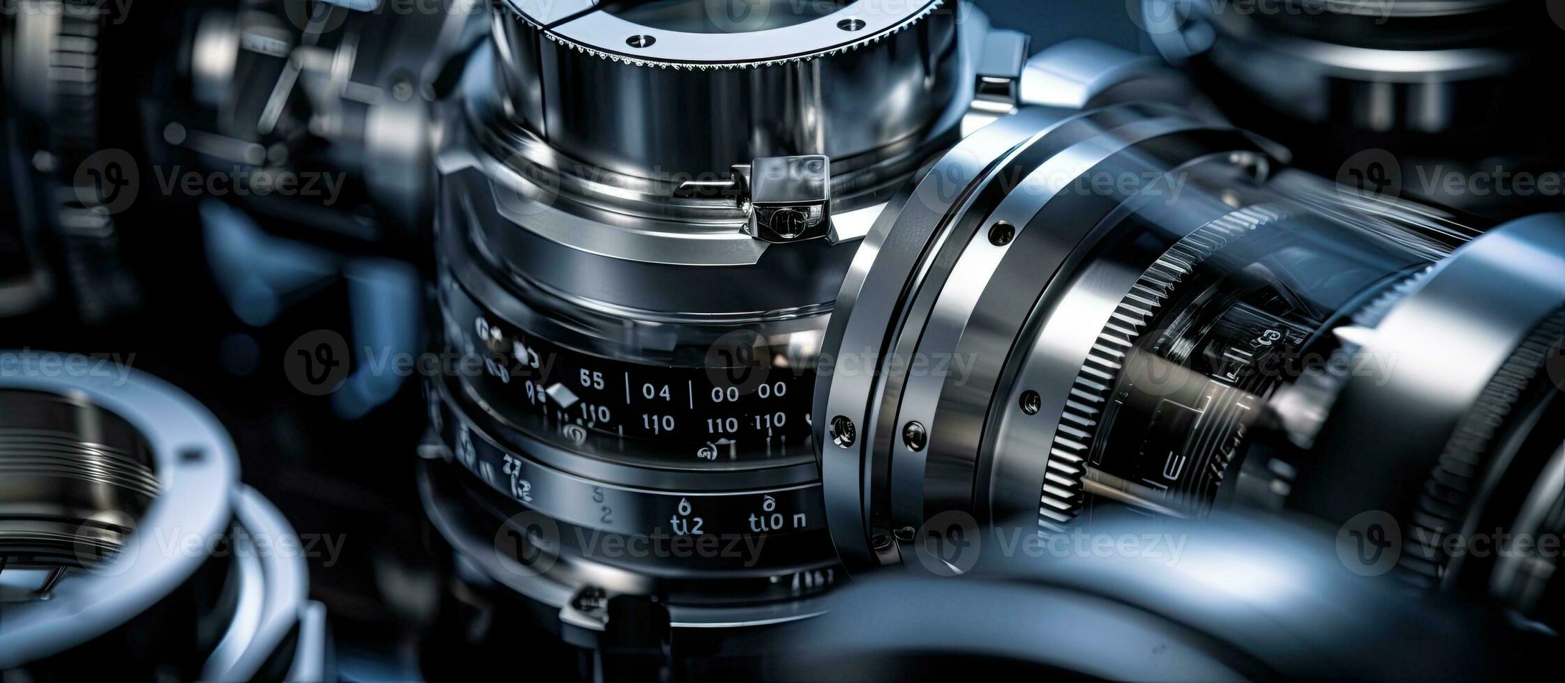 scientifico microscopio lenti a contatto con avvicinamento capacità, largo telaio, e testo spazio foto